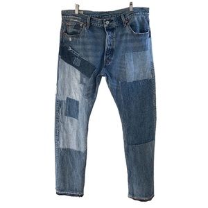 Levis | button fly selvaged denim size 36x32